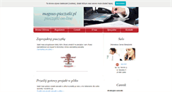 Desktop Screenshot of magnus-pieczatki.pl